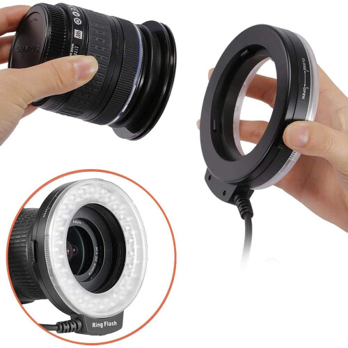 Macro Ring Light Flash with LED Display for Nikon D800 CloseUp Photography 2