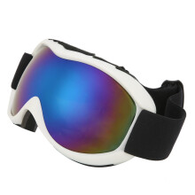 Snowboardbril voor dames en heren, winddicht, UV400, anticondens, dubbele lens, ventilatiesysteem, TPU-frame met verstelbare hoofdband, geschikt voor
