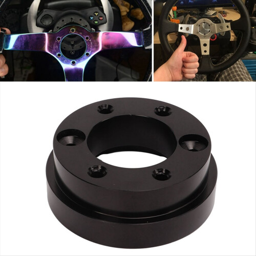 Adaptador de volante de alumínio de 70 mm para jogos de simulação de corrida, compatível com volantes G29 de 13/14 polegadas. 2