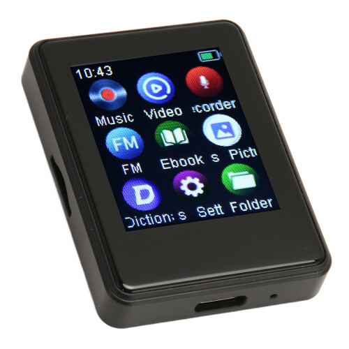 MP3 Player τεχνολογίας Bluetooth με ποιότητα ήχου HiFi χωρίς απώλειες, ραδιόφωνο FM και 1