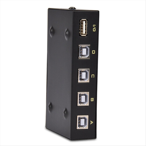 USB 4 Ports Share Switch Switcher Selector Box Hub Sharing Switch Adapter for PC Scanner Printer Accessory 1