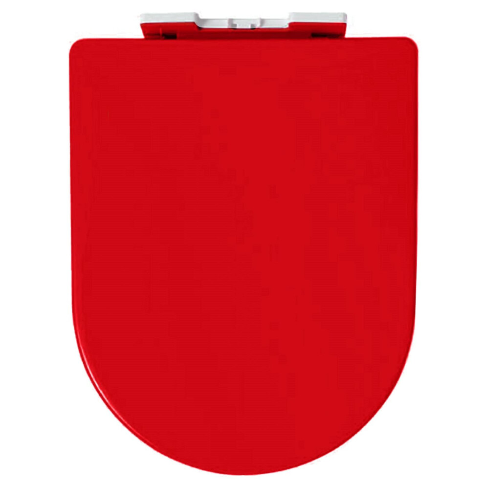 D Shape Soft Close Toilet Seat With Quick Release, Adjustable Hinges, Easy Clean For Modern Bathrooms 9189345647925