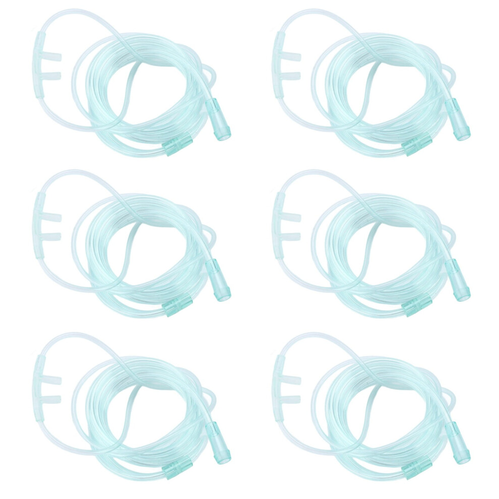 Silicone Oxygen Tubing with Swivel Design, Pressure & Kink Resistant Tubing for Oxygen Delivery, Non Kinking Oxygen Tubing, Soft Nasal Cannula with St