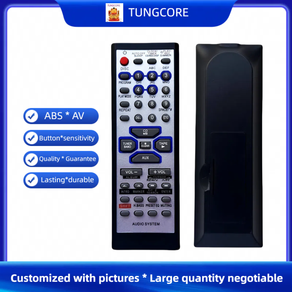 New Remote Control For Panasonic Sa-Ak340p Sa-Ak520 Sa-Ak523 Sa-Ak630 Sa-Ak633 Sa-Ak310 Sa-Ak320 Sa-Ak323 Cd Stereo Audio System Red 6935161408560
