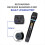 M50 UHF Dual Wireless Dynamic System Anti-Howling Rechargeable Receiver Plug Play Microphone Set 2