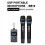 M50 UHF Dual Wireless Dynamic System Anti-Howling Rechargeable Receiver Plug Play Microphone Set 5