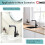 Matte Black Pull Down Kitchen Faucet Single Handle with Sprayer Easy OneHand Control 5