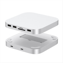 For Mini USB C Hub with M.2 SSD Enclosure for Mini / Pro Stand Type-C Dock Station USB3.2 SD/TF4.0 MC25
