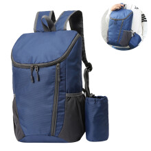 Wasserabweisender, ultraleichter Wanderrucksack für Outdoor-Fans, mit verstärkten Reißverschlüssen und faltbarem Design, 20 l, Orange