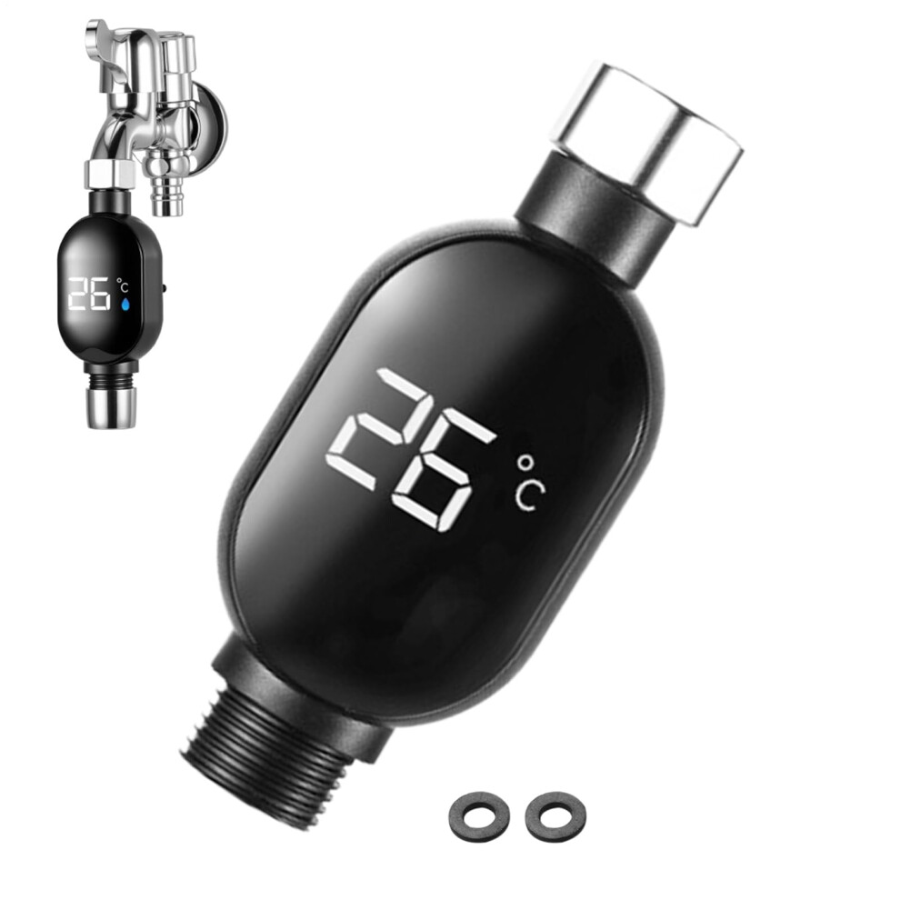 Water Temperature Gauge with Instant Display, Waterproof Digital Shower Thermometer for Baby Bath