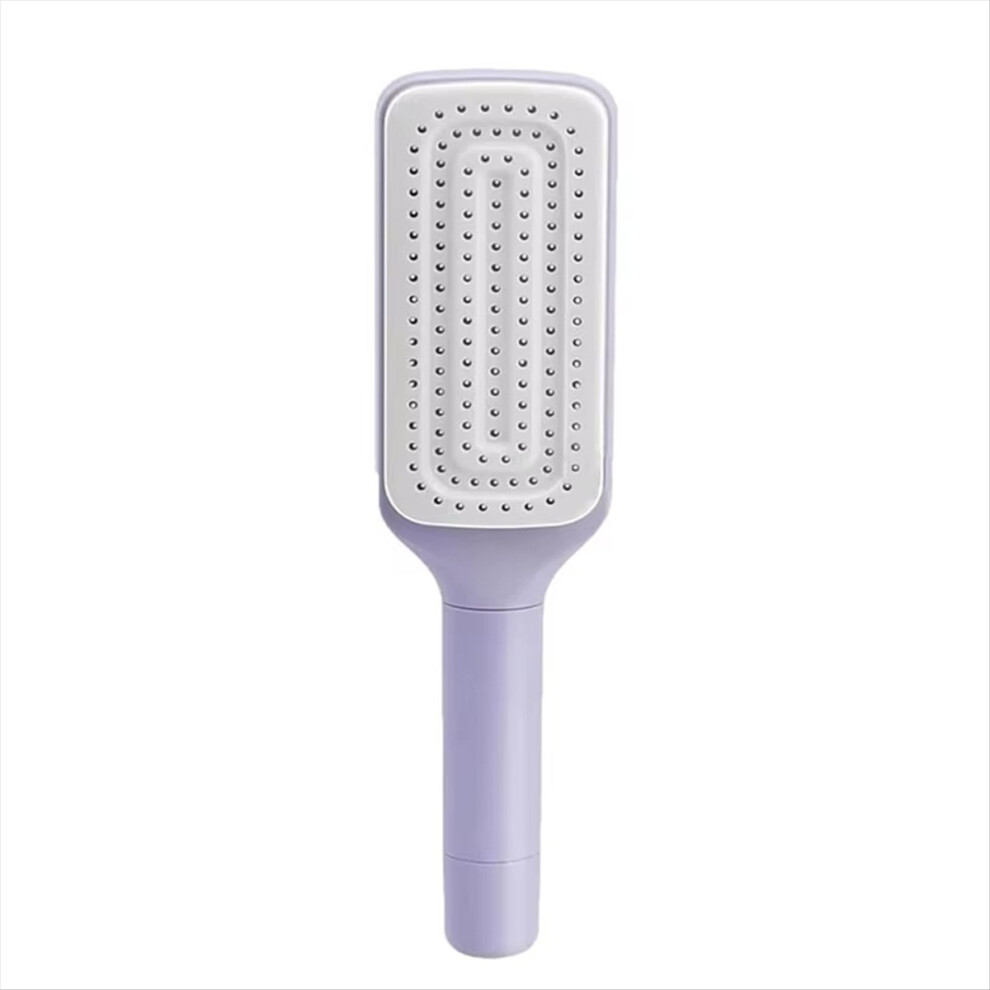 Rotatable Self-Cleaning Hair Brush - Anti-Static, Massage Air Cushion Comb for Women, Magic Retractable Smoothing Comb A
