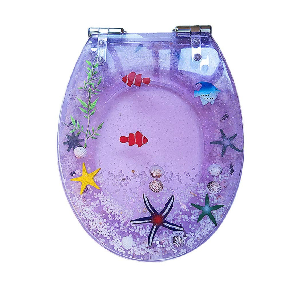 Resin Toilet Seat With Slow Close Quick Release Hinges, Universal Fit, Ergonomic Comfort Design 9001264061692