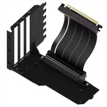 Kit de suporte vertical para placa de vídeo com cabo riser PCI-E 4.0 x16 de 15 cm, suporte para placa de vídeo, suporte para GPU, preto.