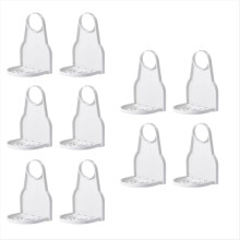Porte-gobelet pour lessive anti-débordement et anti-goutte, boîte de rangement pour savon, accessoires, égouttoir blanc