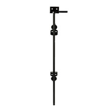 18 inch zware poortgrendel met rietbout, hardware grondgrendel poortstopper poortbeslag, rietbouten voor houten hekken