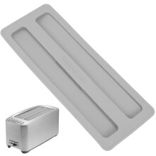 Toaster Cover Silicone Lid 10.7x4in Dustproof HeatResistant Universal Fit for 2 Slice Bread Machine