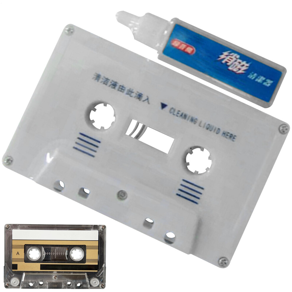 Cassette Tape Cleaner With Head Demagnetization For Stereo, Boombox, Recorder Â Restore Audio Clarity 9001264062576