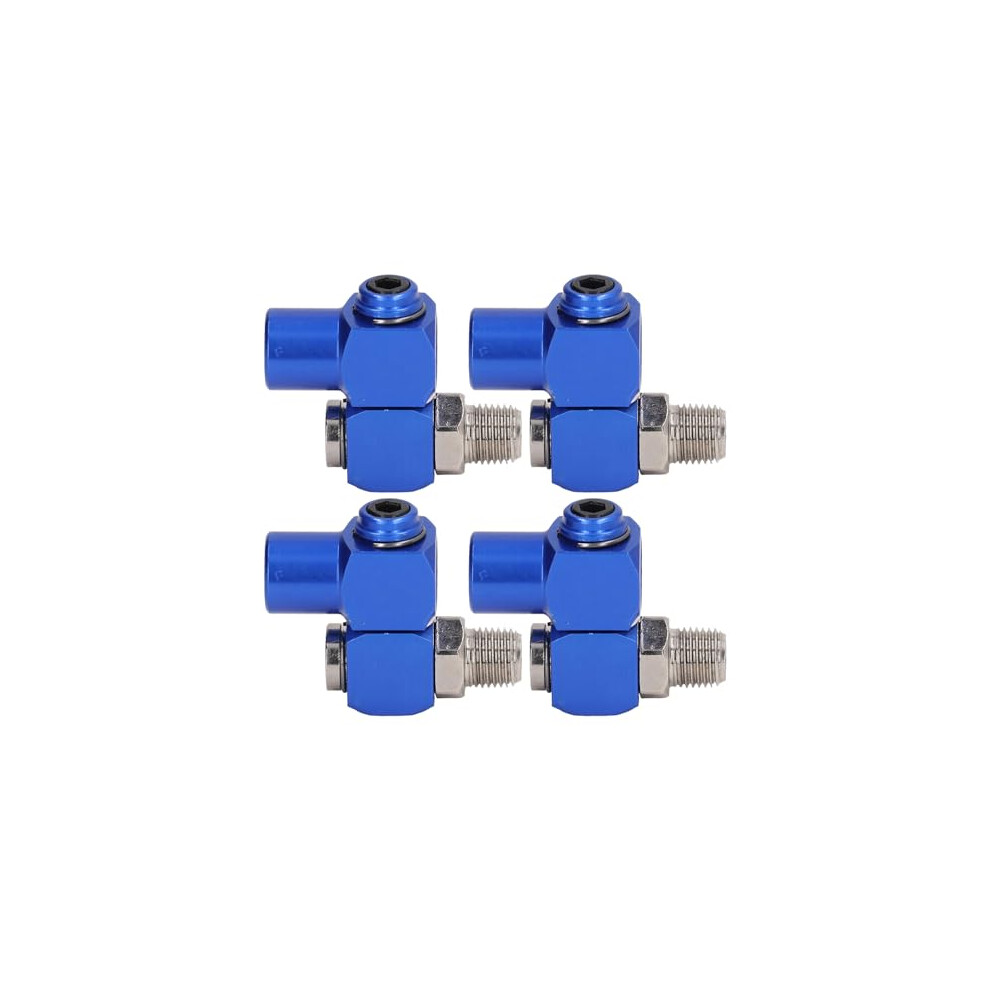 4Pcs 1/4 Inch Npt Swivel Air Hose Connector 150 Psi Industrial Pneumatic Fittings For Tools 9426802894776