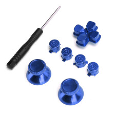 Customizable Buttons for PS4 Gamepad,Replacement Parts with Precision Cut for Sharp Appearance,Lightweight and Firm for Longer Service Life, Durable