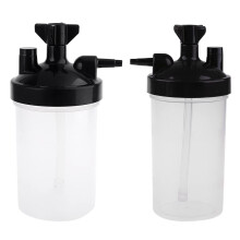 Oxygen Concentrator Humidifier Bottle with Wide Mouth Design for Flow Oxygen Regulator