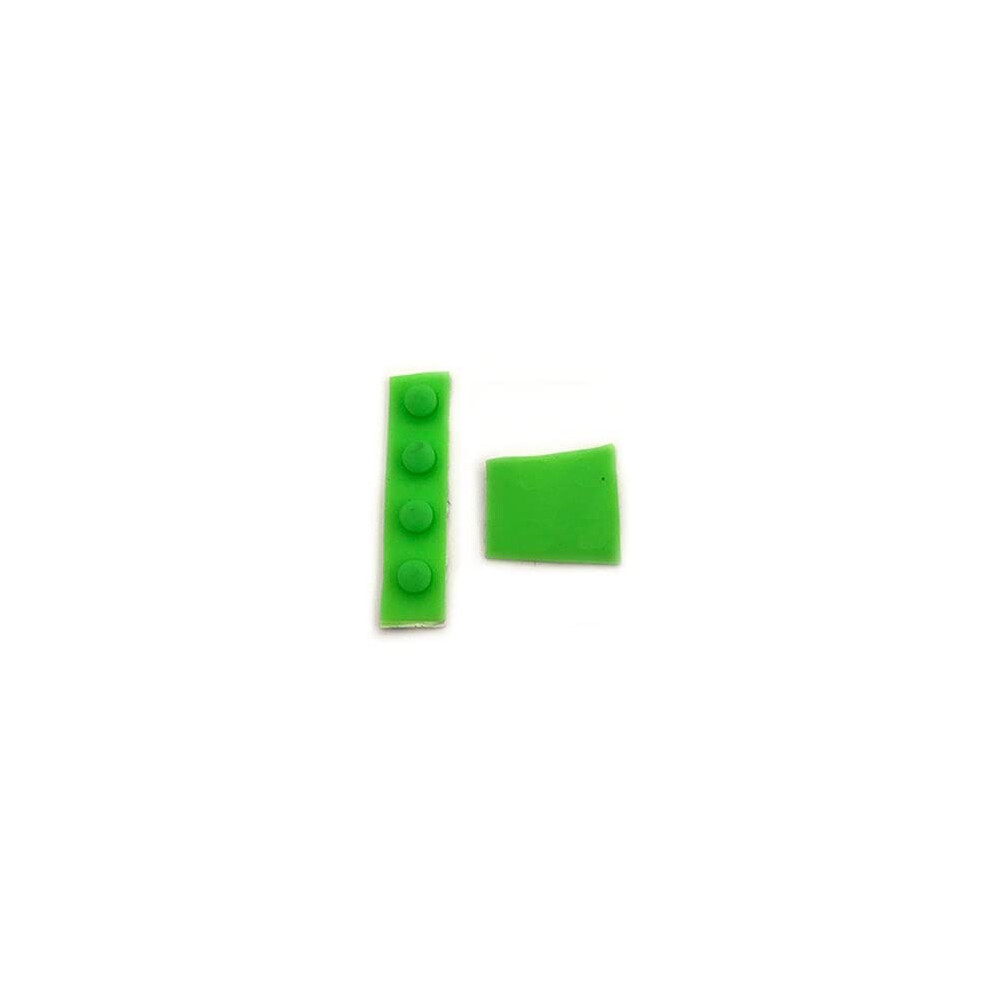 Screw Cover And Rubber Feet Replacement Set For 3Ds Xl Upper Lcd Front Back Green 9189345648809