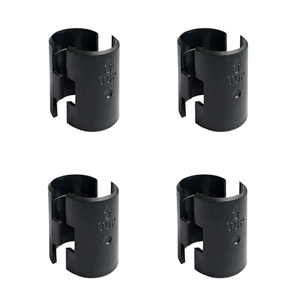 Wire Shelf Clips And Shelving Sleeves 8 Pack, Secure Snapon Lock Fits 1 Inch Posts For Wire Racks 9001264062361