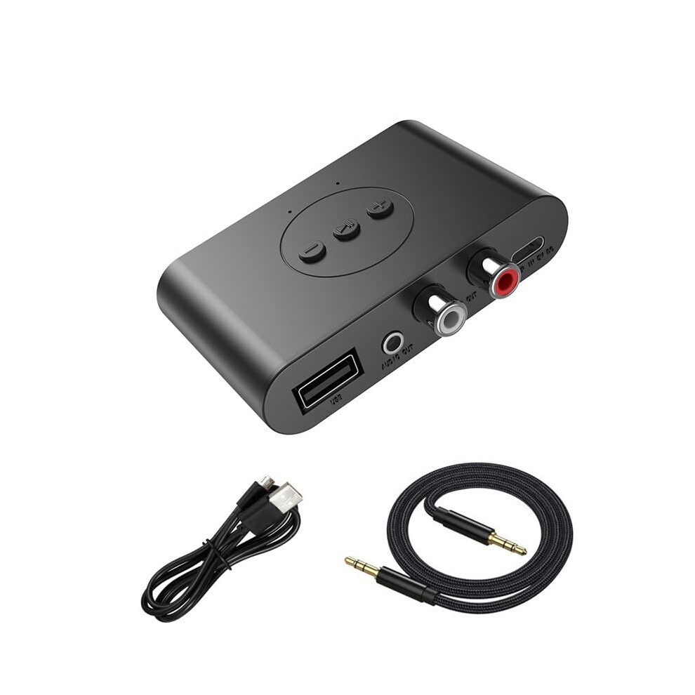 Bluetooth 5.4 Audio Receiver With Aux And Rca, Wireless Music Streaming Adapter For Home Stereo 9001264062729