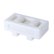 Sushi Mold Press and Musubi Maker with Uniform Rice Block Shape for Home and Restaurant Use White Plastic