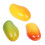 Set van 2 decoratieve namaakmango's voor-Rode mango 2