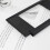Replacement Shell with LCD Screen Frame for Upper Cover  Black for Nintendo DS Lite 5