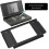 Replacement Shell with LCD Screen Frame for Upper Cover  Black for Nintendo DS Lite 2