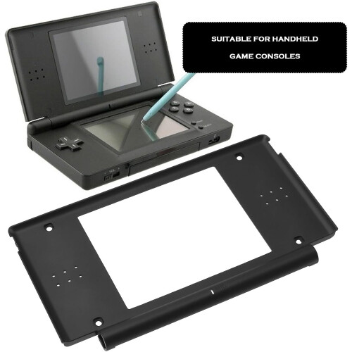 Replacement Shell with LCD Screen Frame for Upper Cover  Black for Nintendo DS Lite 1