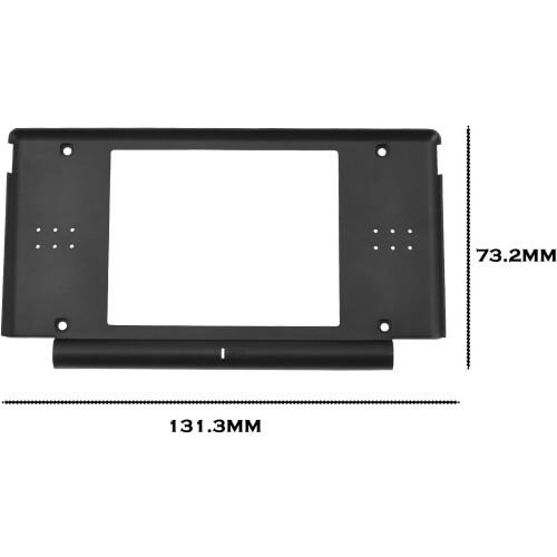 Replacement Shell with LCD Screen Frame for Upper Cover  Black for Nintendo DS Lite 2