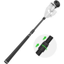 VR Golf Club Handle for Oculus Quest 3, Adjustable Grip with Secure Lock and Retractable Design
