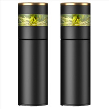 2x thee-ei vacuümfles temperatuur LED-display 450 ml geïsoleerde beker roestvrijstalen fles reiskoffiemok