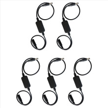 5x 24-uurs automatische herstartrouter, routeringstimer, resettool, DC-voedingstiming, glasvezelmodem, router, DC-voedingsmanager, zwart