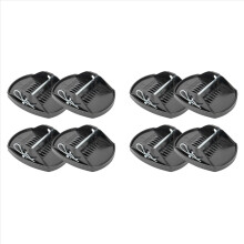 8Pcs Caravan Jack Pads Leveller Wheel Foot Leg Support Jacking Lift Pads Support Stand for Motorhome Trailers RV