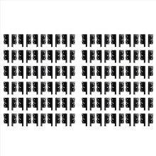 60 paar autoradiobeugels Dubbel DIN stereopaneel Fascia DVD dashboardmontage Trim zijkit voor B