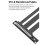 PCI-E 5.0 X16 Riser Cable Video Card Extension Shielded Flexible 90 Mounting GPU Extension Cord for PC Computer Black 6