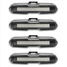 4x LED-Skateboardbeleuchtung, Longboardbeleuchtung, Skateboardbeleuchtung, passend für alle Longboards, Fahrräder, Roller, Scheinwerfer