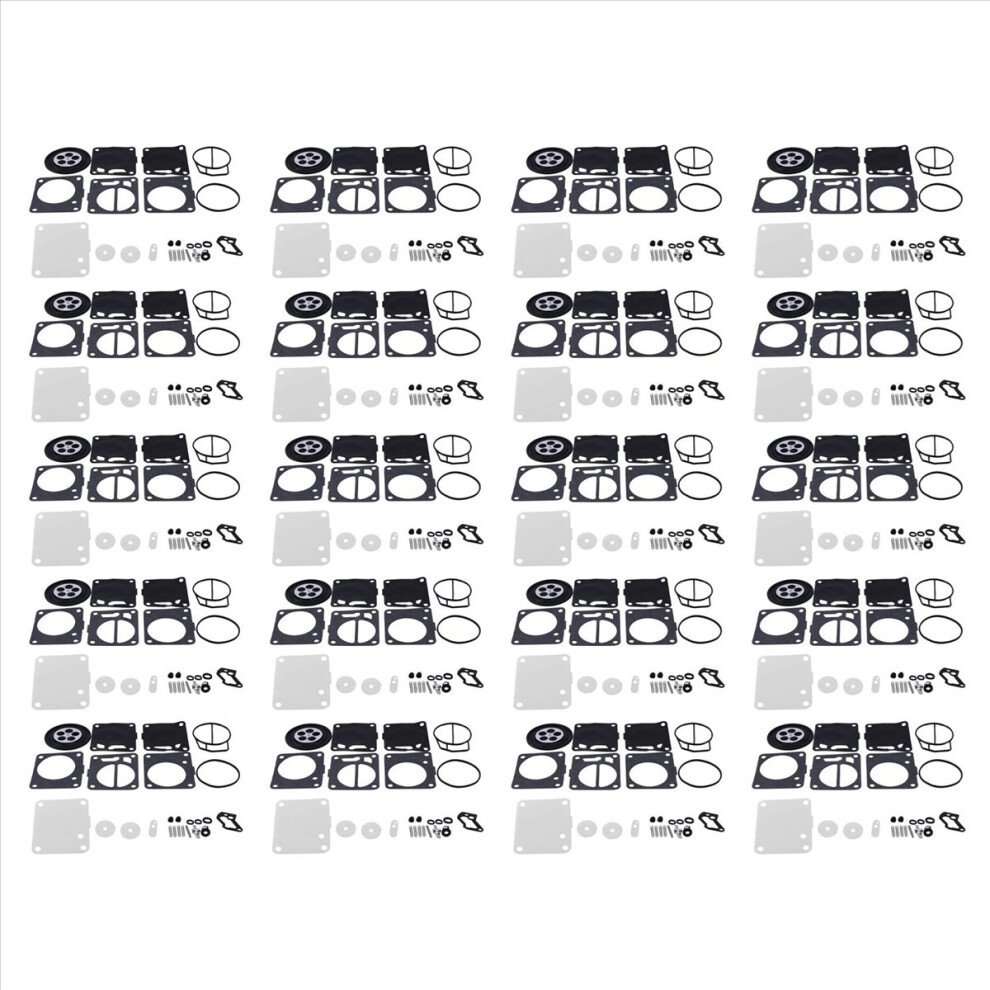 20X For Jet Ski Pwc Sbn Super Bn Carburetor Rebuild Repair Kit 38 40I 44 46 Black 4852840249257