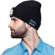 Modische Unisex-Wintermütze, kabellose Bluetooth-Mütze, HD-Stereo-Sound, lange Akkulaufzeit, waschbares Premium-Material, gute Qualität