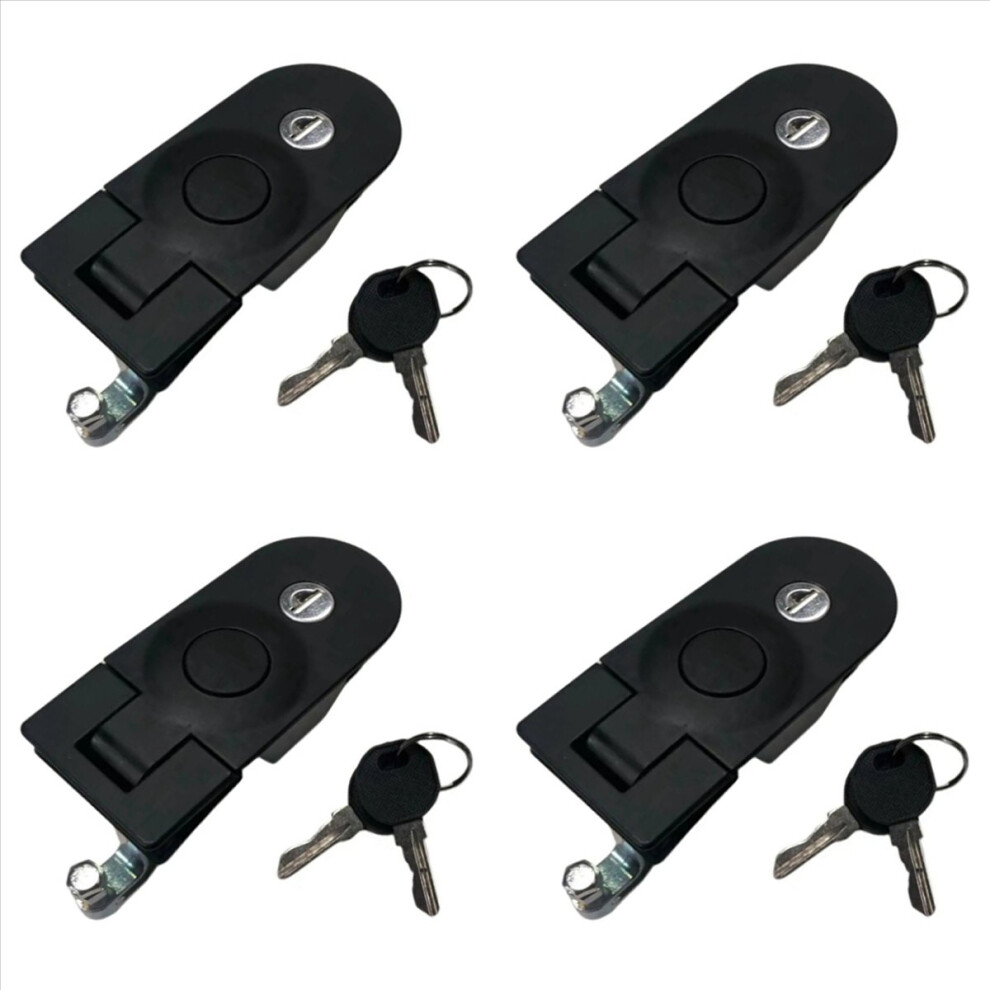 4X Spare Parts Hood Lock Assembly For 2421203210 Door Latch With Key Light 4852840249509