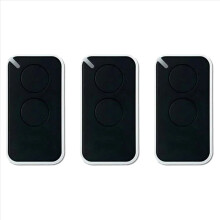 3x NICE Universal-Garagentor-Fernbedienung 433,92 MHz 2-Kanal Rolling Code A