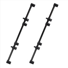 2x Karpervisstang Verstelbare Bout Hengelpod voor Hengels Lengte 45cm