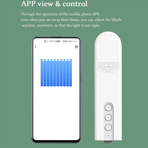 3X Tuya ZigBee Smart Blind Motor Driver+Remote Control Automatic Electric Roller Shutter Shadows Lifting Curtain Driver 2