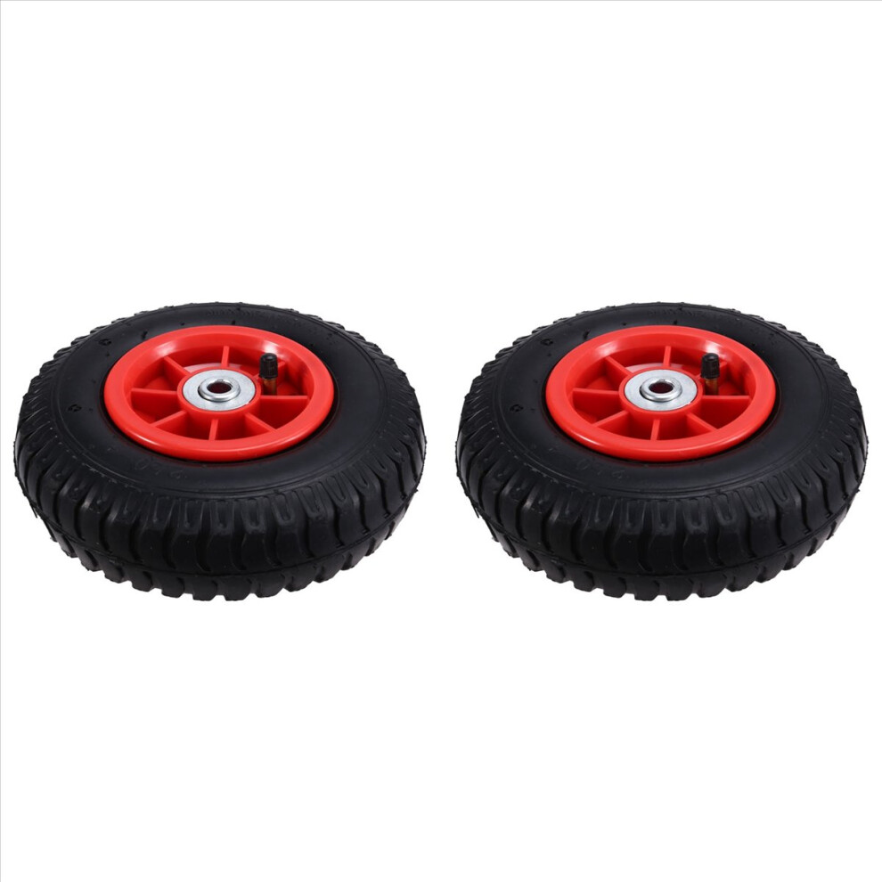 2X Children's Electric Car Inflatable Tires, Kid's Electric Tricycle Rubber Wheels Children's Car Tires 1.2Cm Hole 8Inch Black 4852840254176