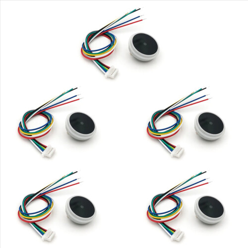 Módulo Leitor de Código de Barras 1D/2D e Código QR GM861S com Interface UART/USB e LEDs Brancos e Verdes (5 unidades)