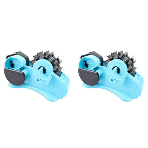 Dispensador de Fita Térmica para Sublimação com Corte em Rolo Duplo, com Núcleo de 1 Polegada e 3 Polegadas, Azul