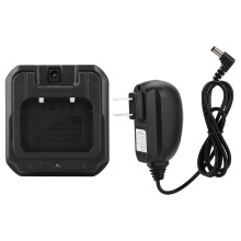 Desktoplader voor Baofeng-radio's, originele radioladerbasis met Amerikaanse adapter, 100V-240V ingang, snelladen, snelladen, snelladen, snelladen
